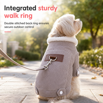 🐶🐱 Half-price offer for the first 50 customers 🐾 Warm Sherpa-Lined Pet Vest — Thickened, fleece-lined autumn/winter apparel for cats and dogs.