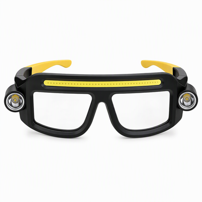 ⏳ Last day for special offers—save up to 50%! 💥 Rechargeable LED Headlamp Glasses with gesture-sensing control. 🔧💡 Features a Type-C charging port, 5 lighting modes (COB light source), IPX4 water resistance, and an ultra-lightweight design.