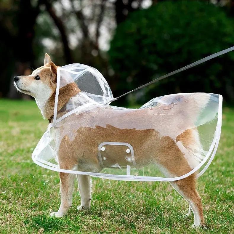 🐕New Arrivals 50% OFF📢 Transparent Waterproof Dog Raincoat – Keep Your Pup Dry & Visible on Rainy Walks 🌧️