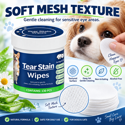 🐶🐱 Buy 1 Get 1 Free for the first 50 customers 🌿 Universal eye and tear stain cleaning wipes for cats and dogs