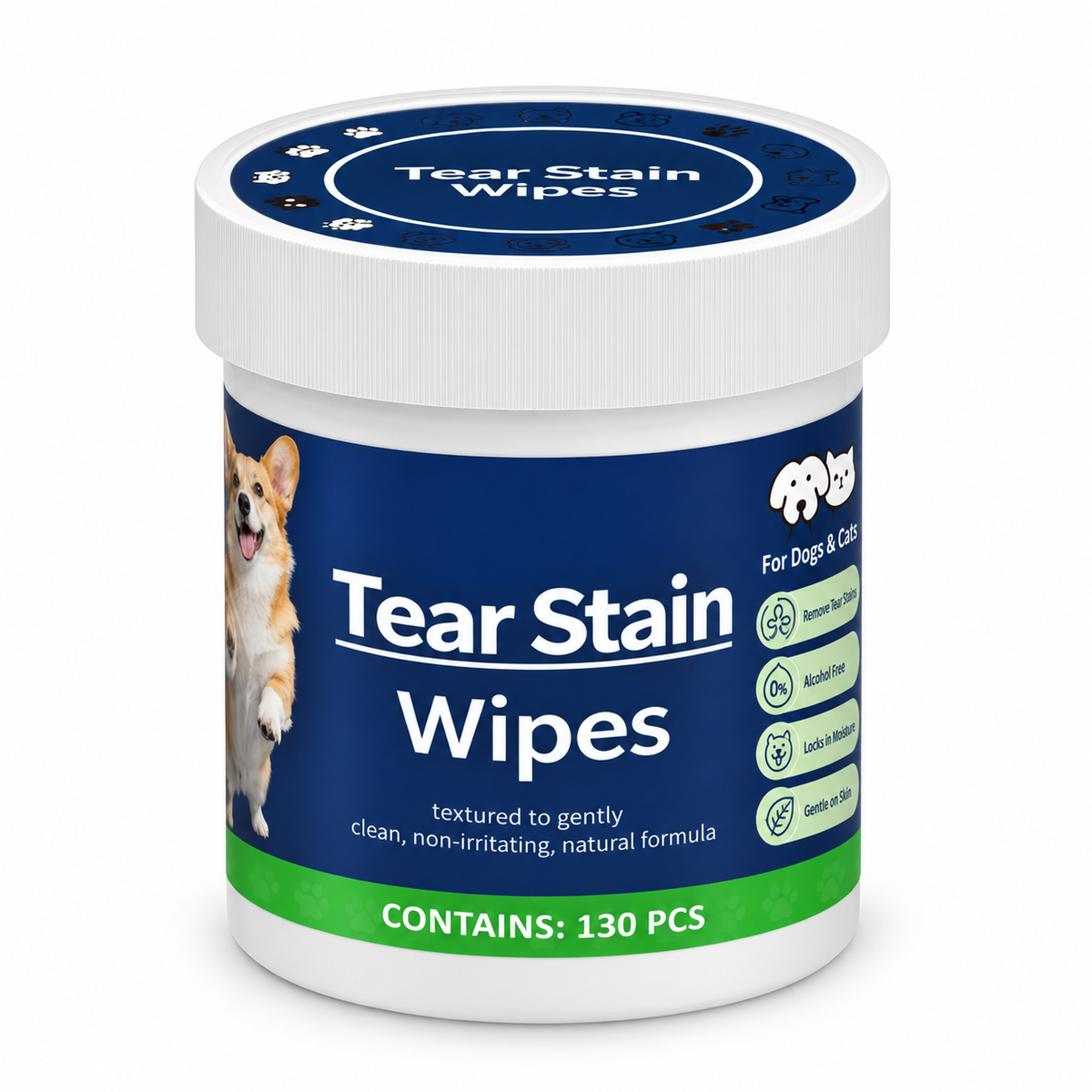 🐶🐱 Buy 1 Get 1 Free for the first 50 customers 🌿 Universal eye and tear stain cleaning wipes for cats and dogs