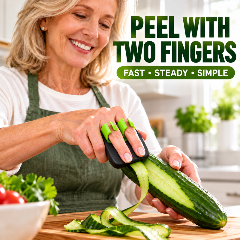 🥕🥔 Buy 1 Get 1 Free 🔪 Two-Finger Vegetable Peeler