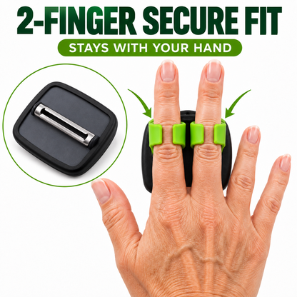 🥕🥔 Buy 1 Get 1 Free 🔪 Two-Finger Vegetable Peeler