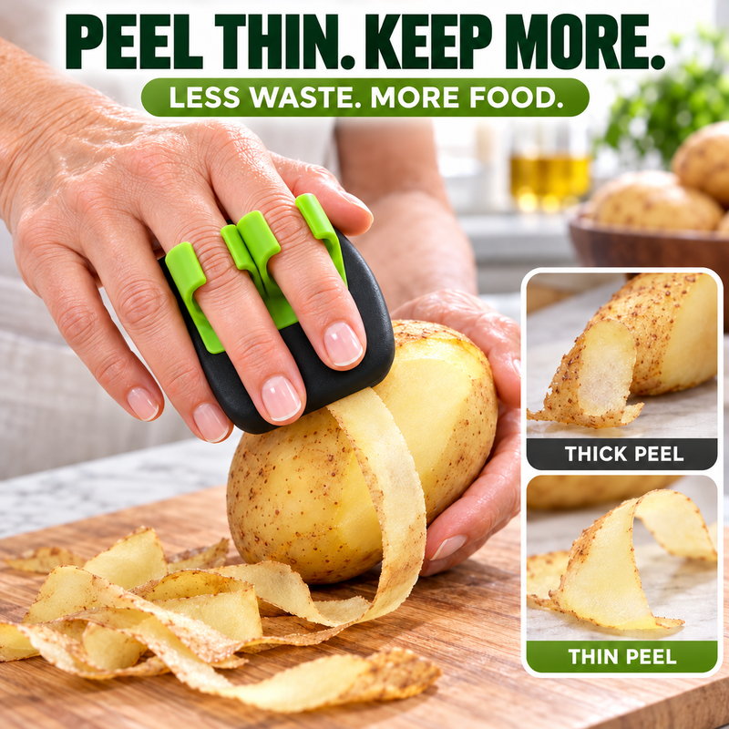 🥕🥔 Buy 1 Get 1 Free 🔪 Two-Finger Vegetable Peeler