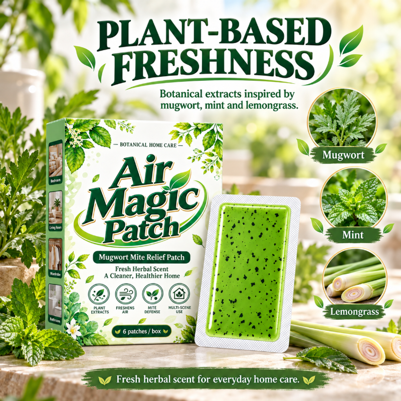 🌿 Buy 1 Get 1 Free for the first 50 customers! ✨ Mugwort Anti-Mite Patches – 6 patches per pack.