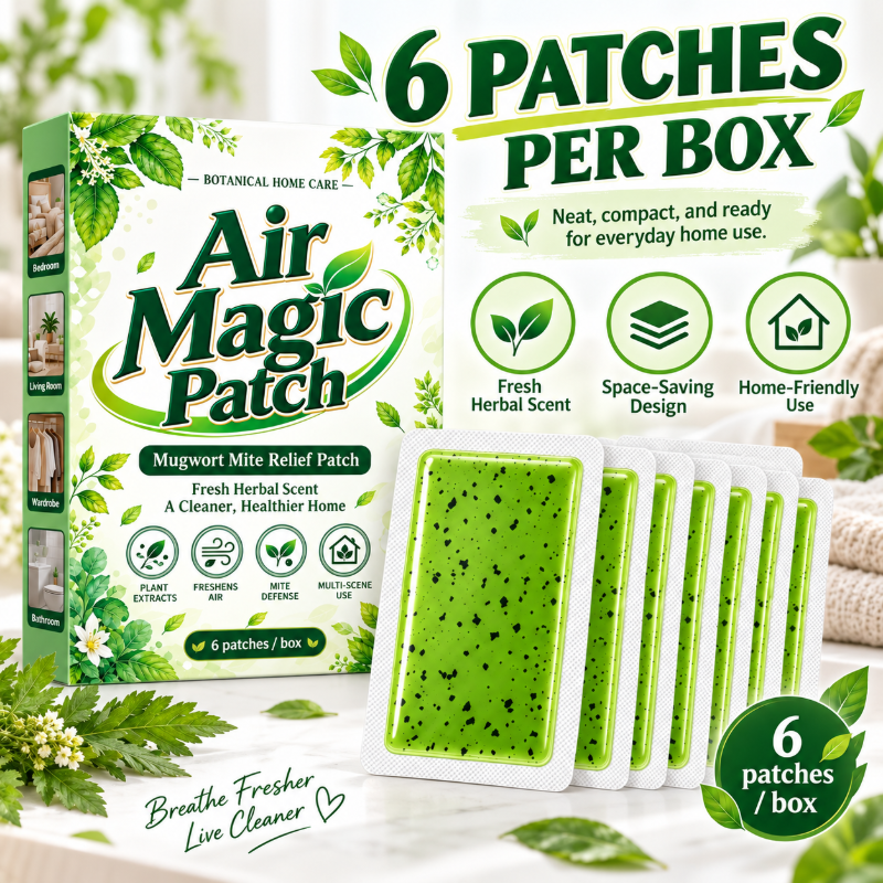 🌿 Buy 1 Get 1 Free for the first 50 customers! ✨ Mugwort Anti-Mite Patches – 6 patches per pack.