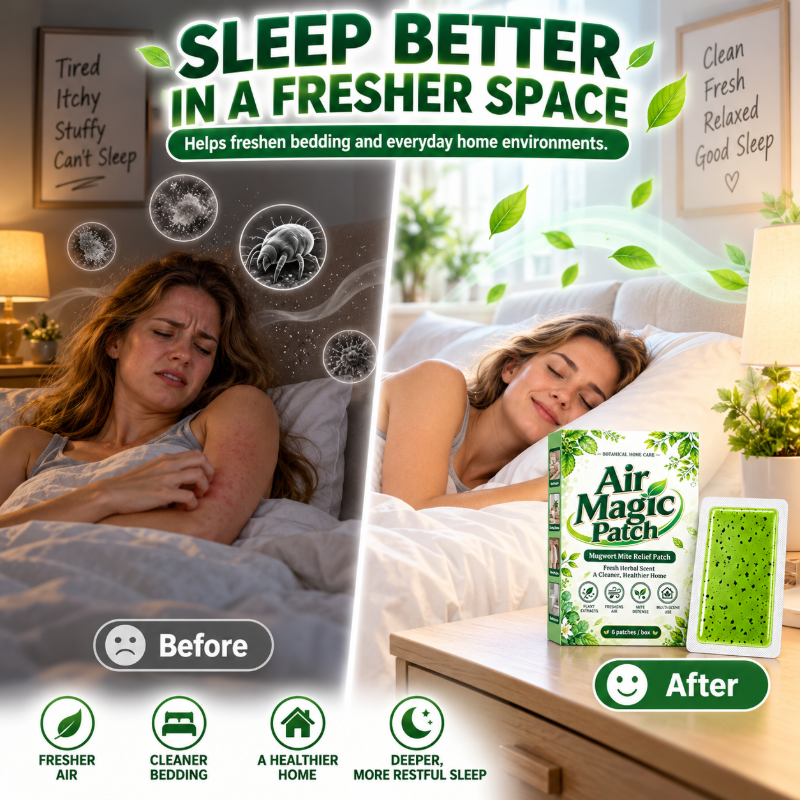🌿 Buy 1 Get 1 Free for the first 50 customers! ✨ Mugwort Anti-Mite Patches – 6 patches per pack.