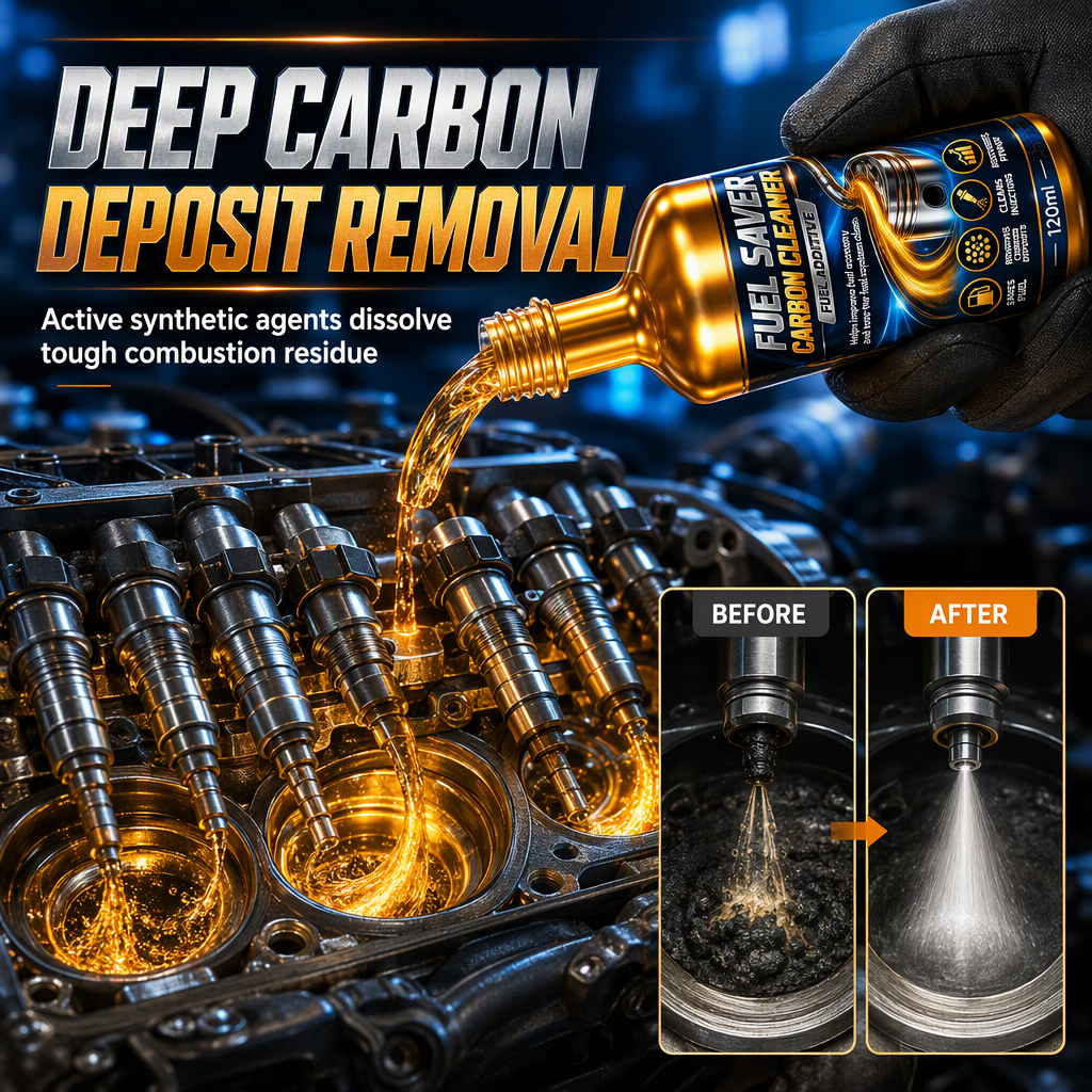 🚗 BUY 2, GET 1 FREE! Fuel System Cleaner & Fuel Injector Additive for Engine Care & Carbon Deposit Removal