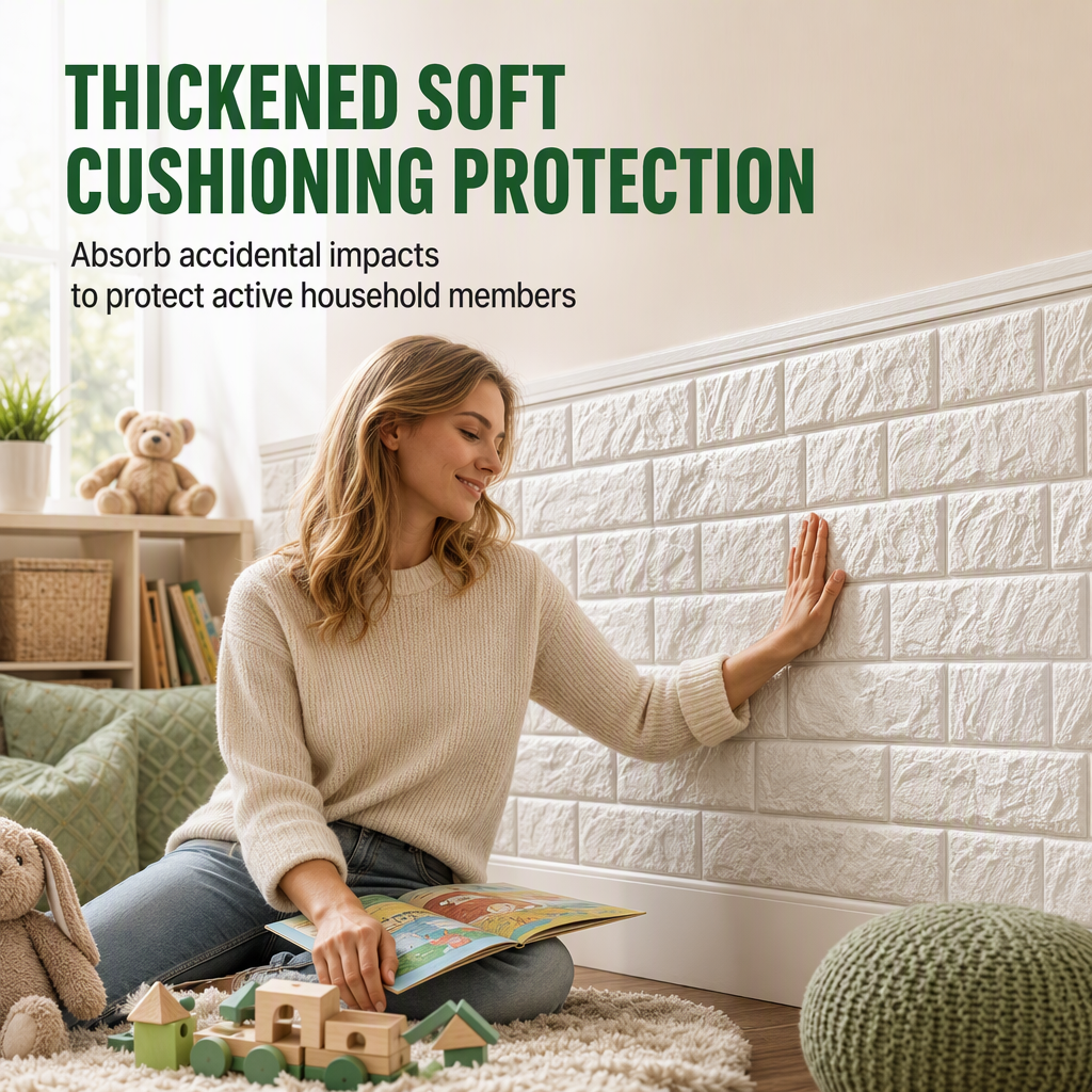🍃🏆 Final Day Special: Buy 5 Get 5 Free! ⏰ Give your walls a fresh new look! Self-adhesive 3D tile stickers 🏡🧱