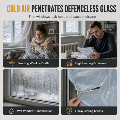 ⏳🔥LIMITED-TIME 50% OFF! ⏰Graphene Thermal Insulated Window Curtain for Winter Windproofing