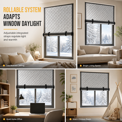 ⏳🔥LIMITED-TIME 50% OFF! ⏰Graphene Thermal Insulated Window Curtain for Winter Windproofing