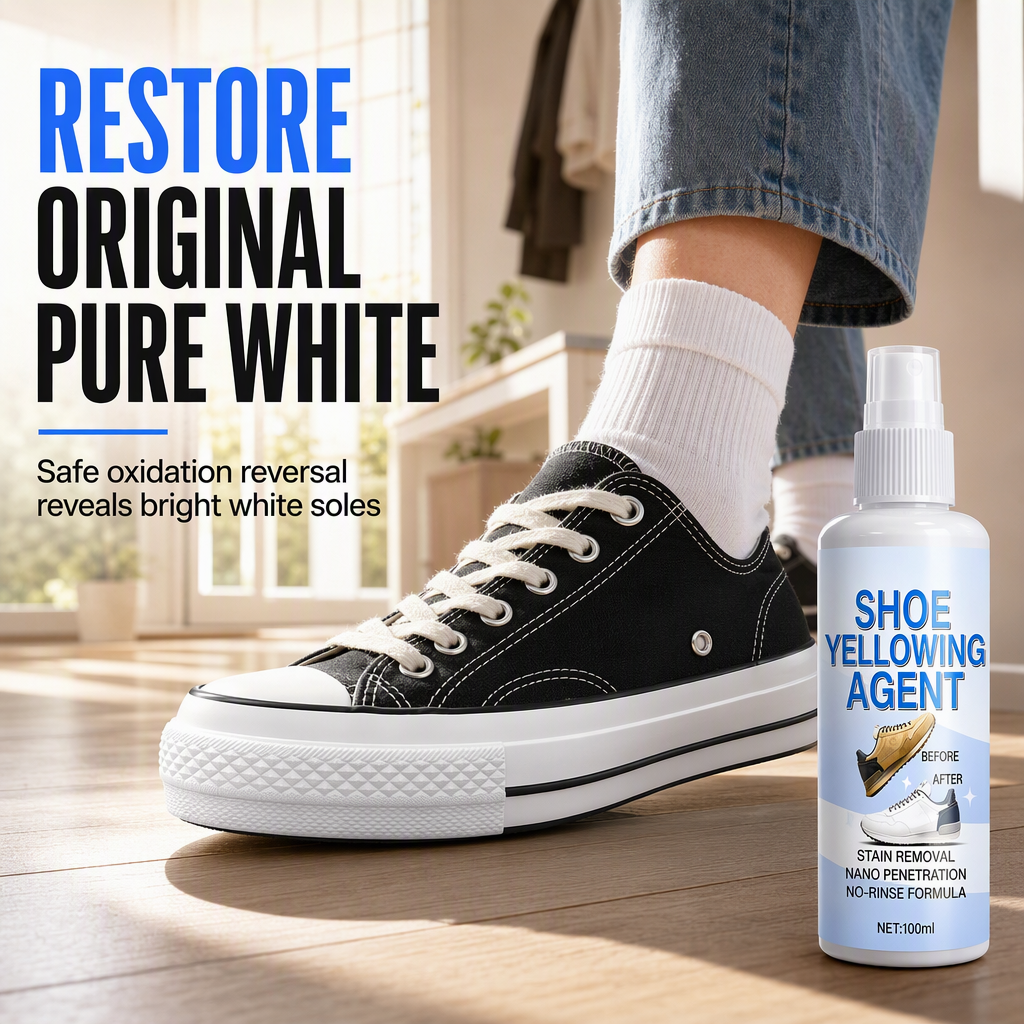 🌀 Buy 1 Get 1 Free (for the first 50 customers) 💧 Sole Whitening Spray – Removes yellowing and oxidation