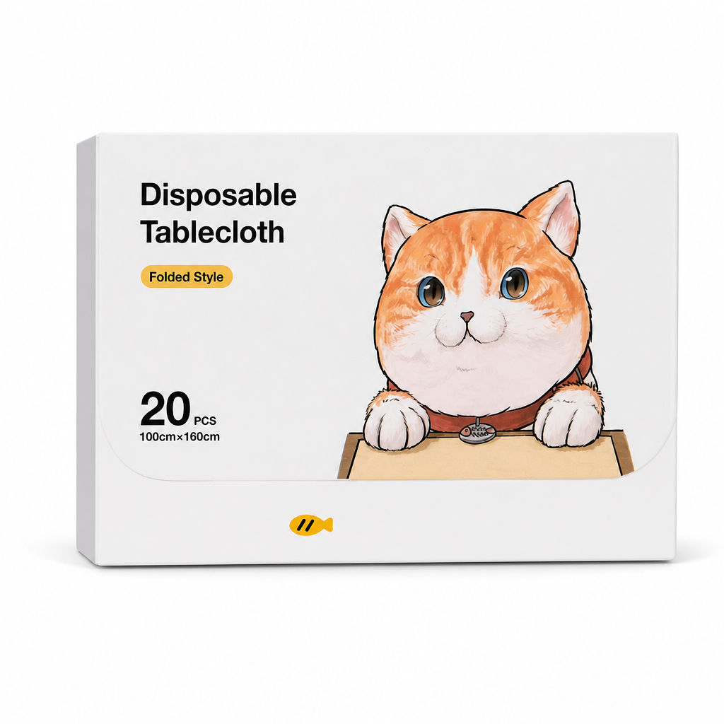 🎉 Buy 1 Get 1 Free for the first 50 orders! 🔥 Disposable Cartoon-Themed Plastic Tablecloths – 20 sheets per box 🍽️