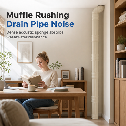 Don’t Let Frozen Pipes Cost You Thousands! Self-Adhesive Pipe Insulation Wrap for Winter