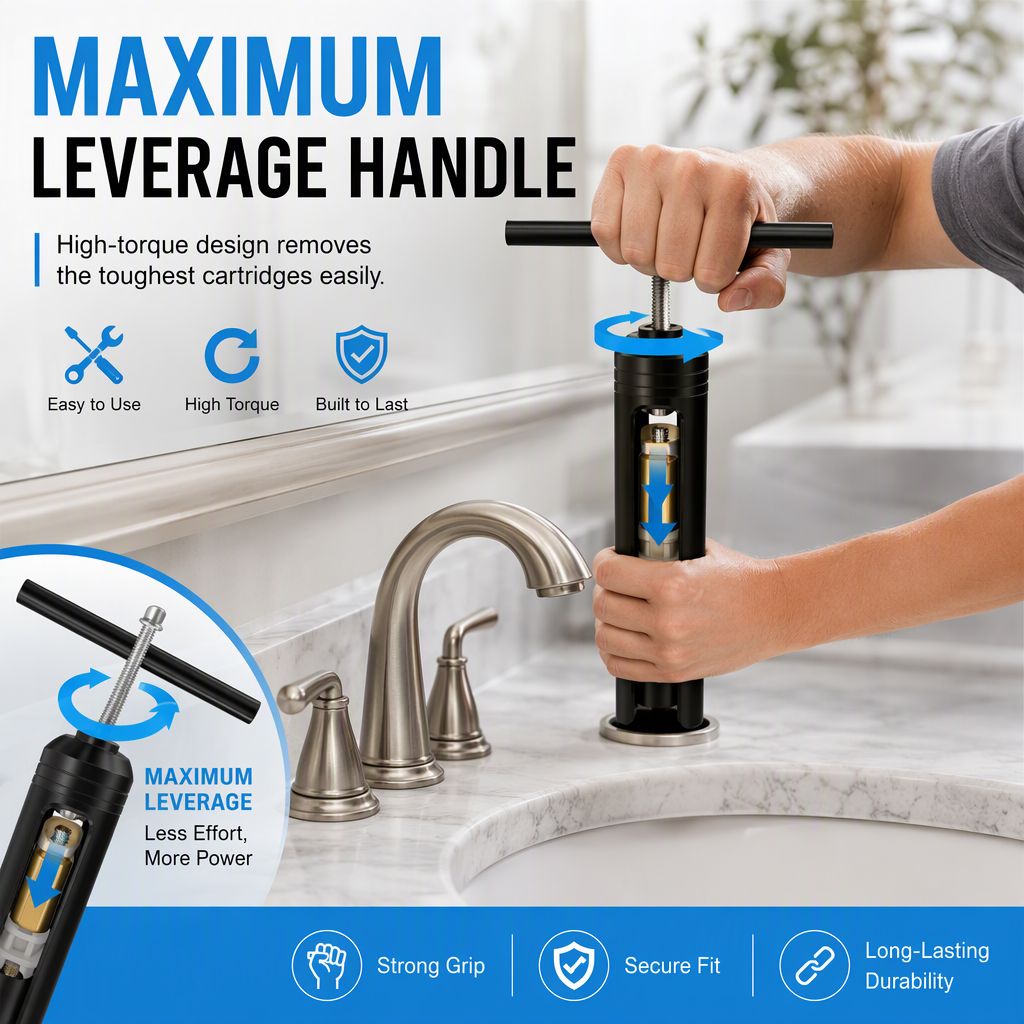 🎃Halloween Deal 50% OFF!🔧Shower Cartridge Puller – Take the Struggle Out of Stuck Cartridges