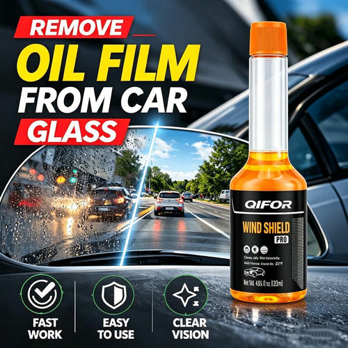 🏆Winter Special - 50% OFF✨ 💝Glass Cleaner Powerful Stain Remover, Oil Film Remover, Insect Glue Remover, Anti-Freeze, Hydrophobic Glass Cleaner for Cars