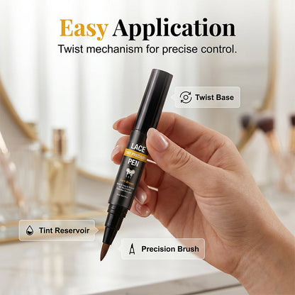 🔥Buy 1 Get 1 Free-Lace Front Wig Touch Up Pen, Hair Lace Cap Coloring Pen for Wig Makers