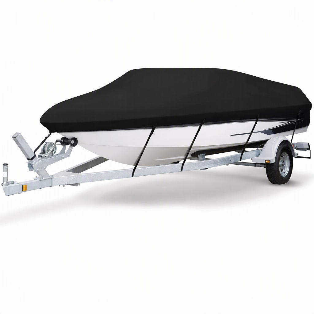 🎃Halloween Deal 50% OFF!🚤Waterproof V-Hull Boat Cover – Outdoor Protection for Storage & Mooring