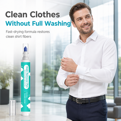 🔥Buy 2 Get 1 Free Factory Direct Sales🔥Portable Waterless Stain Remover Pen for Clothes 15g Instant Oil Stain Cleaning Stick for White Clothing