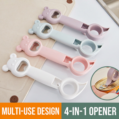 🔥Buy one get one free - 4-in-1 Bear Bottle Opener