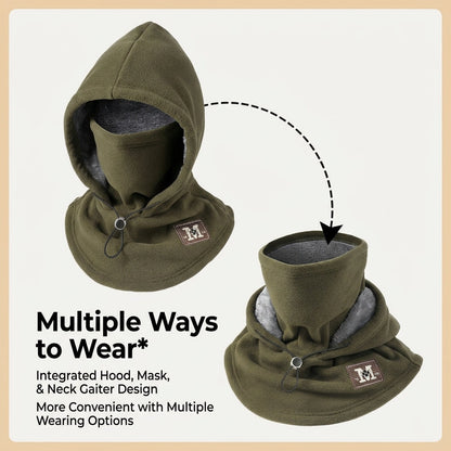 🔥Buy 1 Get 1 Free🔥2-in-1 Flannel Mask & Hat | Windproof Thermal Neck Visor Hat for Cycling 🚴