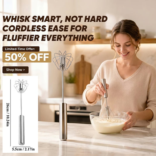 🔥Stainless Steel Automatic Mixer – No electricity required, quick and easy mixing