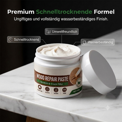 🖌️ Holzreparaturpaste – zwei Farben, inklusive Werkzeugen, kein Schleifen erforderlich!